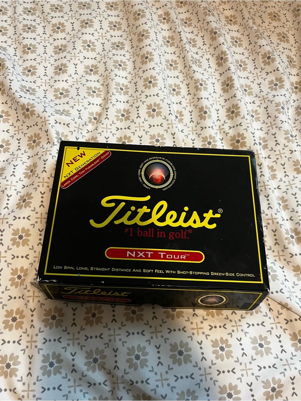 NOS Titleist NXT Tour Golf Balls 12 Dozen Open Box Unused Promotional